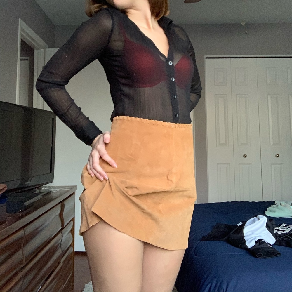 SOLD Forever 21 Suede Skirt